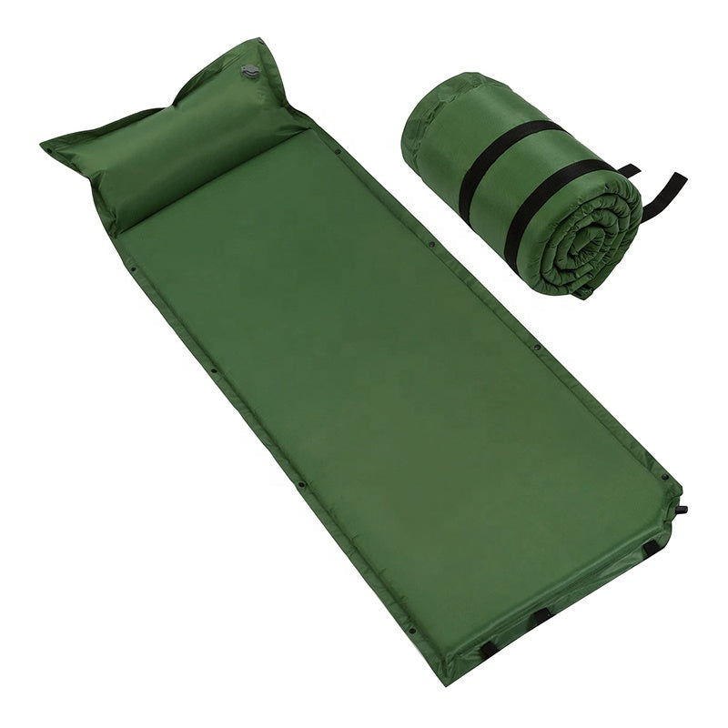 Wholesale Lightweight Sleeping Pad Self-inflatable Camping Mattress Pad Memory Foam Self-inflating Sleeping Pad