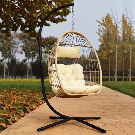 Garden Popular Outdoor Hanging Egg Chair Patio Swings Hanging Chair for Wholesale