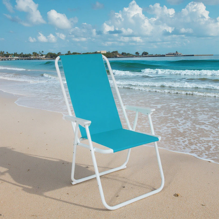 New Products Outdoor Camping Steel Chair Picnic Chair Folding Beach Chair