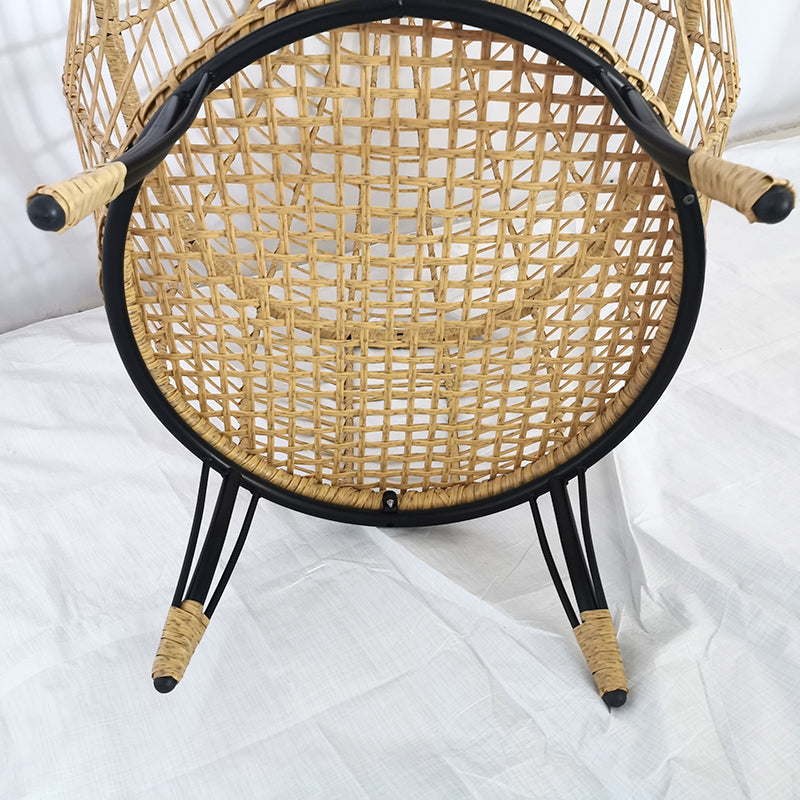 Modern Outdoor Patio Swing Chair Seat Hanging Rattan Outdoor Egg Chair With Stand