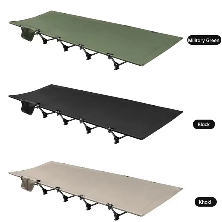 Customized Logo Ultralight Portable Folding Cot Travel Compact Sleeping Beds Aluminum Camping Bed