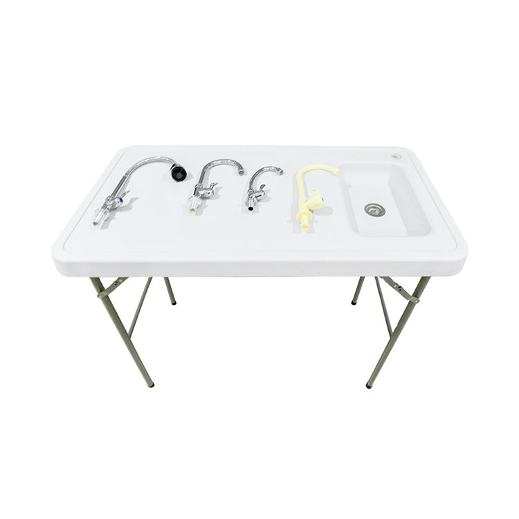 Wholesale folding cleaning table convenient outdoor camping picnic 32 inch foldable fish table