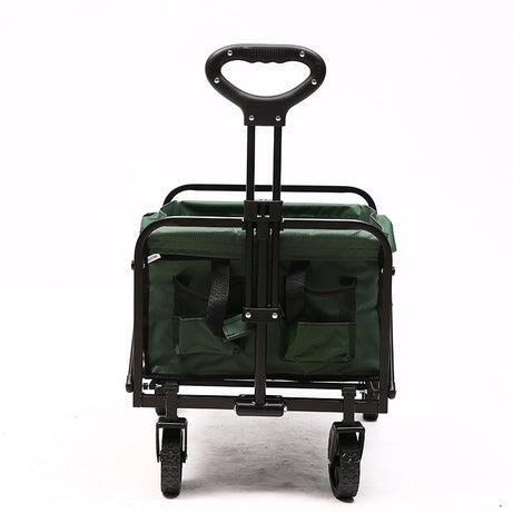 Large Capacity Portable Garden Foldable Sturdy Steel Frame Camping Cart Outdoor Picnic Folding Wagon