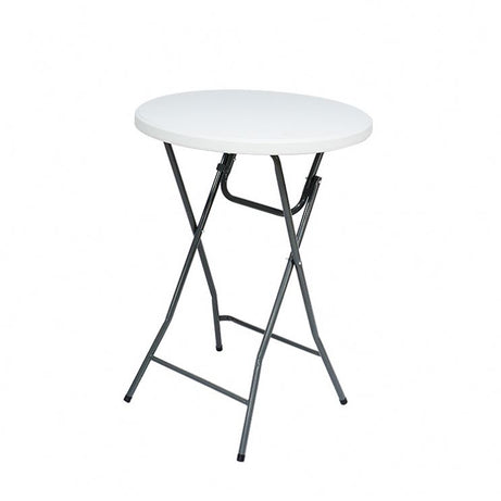 110cm Height Round Modern Foldable Bar Table Outdoor Party Bar White Folding Plastic Table