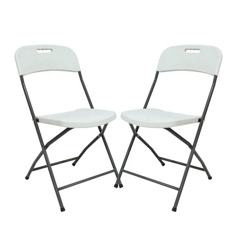 Wholesale Cheap Stackable Metal Folding Garden Portable Outdoor Plastic Hdpe White Resin Folding Chairs