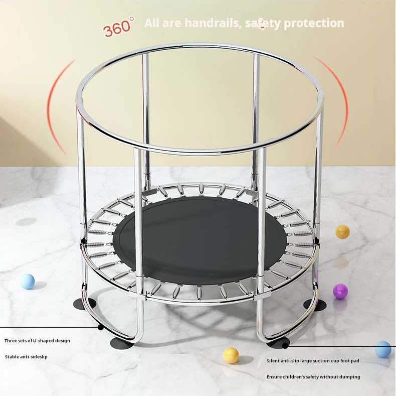 Indoor And Outdoor Children's Trampoline Small Mini Trampoline With Protection Net