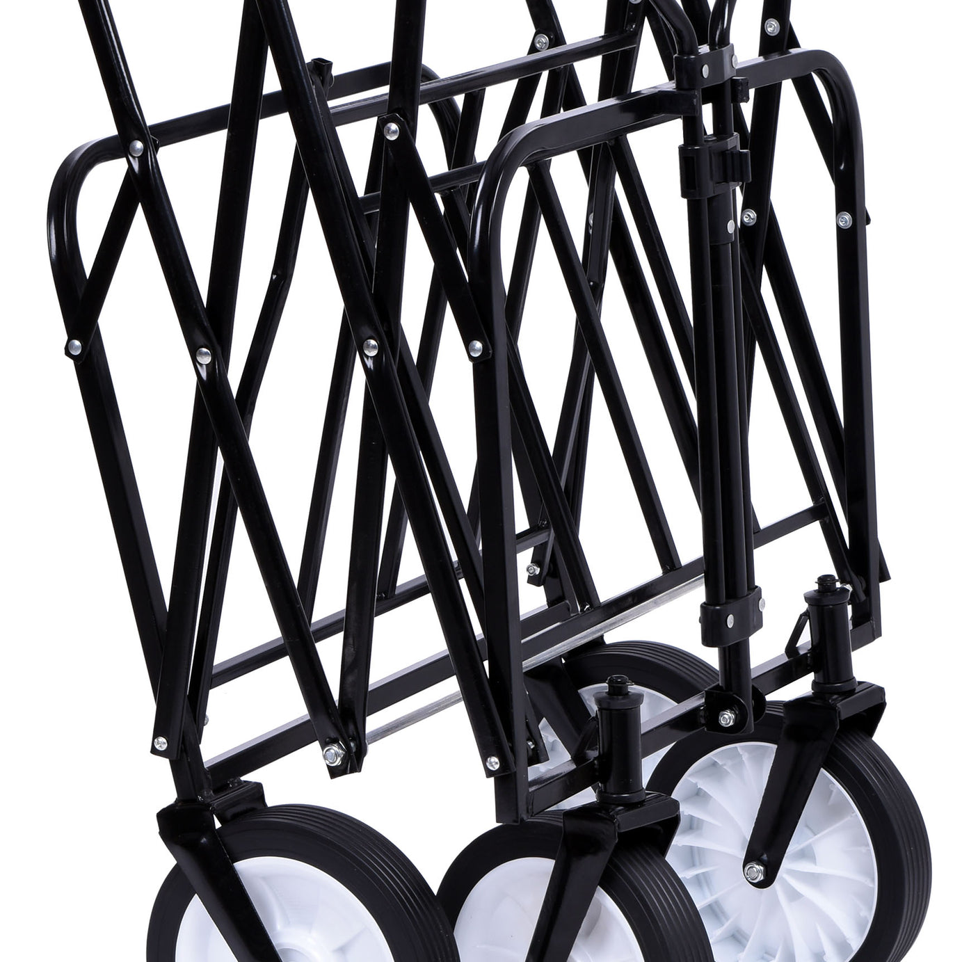 Outdoor Camping Garden Beach Folding Stroller Wagon Cart With UniveOutdoor Camping Garden Beach Folding Stroller Wagon Cart With Universal Wheels And Adjustable Handlersal Wheels And Adjustable Handle