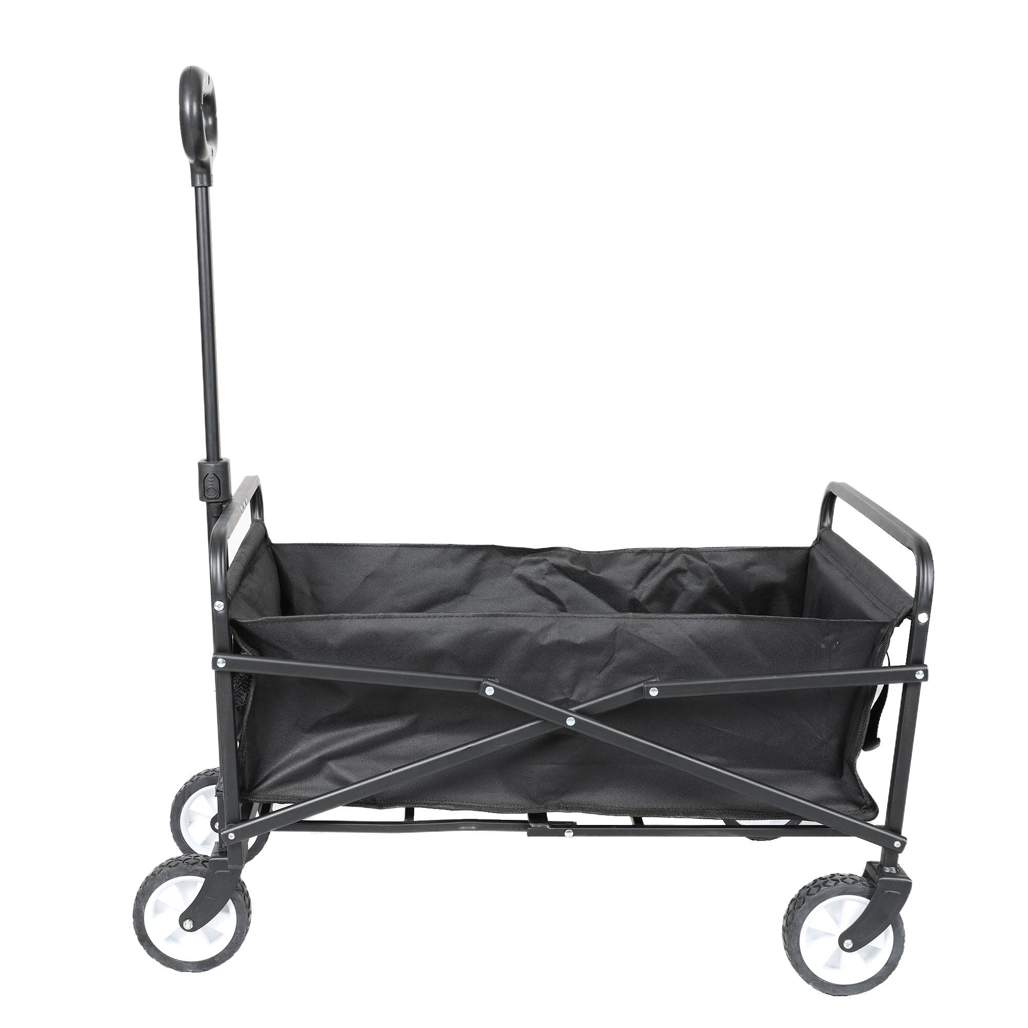 Wholesale Camping Picnic Polyester Folding Wagon With Pe Coating 80kgs Capacity