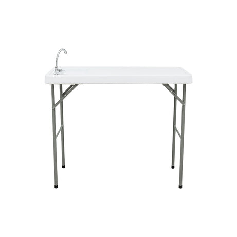 Wholesale folding cleaning table convenient outdoor camping picnic 32 inch foldable fish table