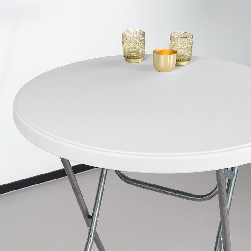 Outdoor Wedding Outdoor Round Portable Folding White Plastic Folding Table