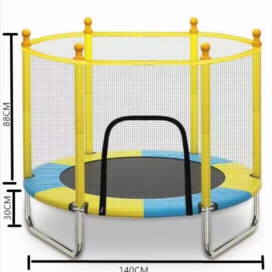 Outdoor Indoor Professional Safe Net Fitness Round Jumping Kids Trampoline