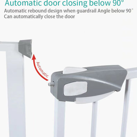 Pressure Mounted Auto Close Steel Pet Gate Safety Gate Heat Treated Fencing Trellis Security