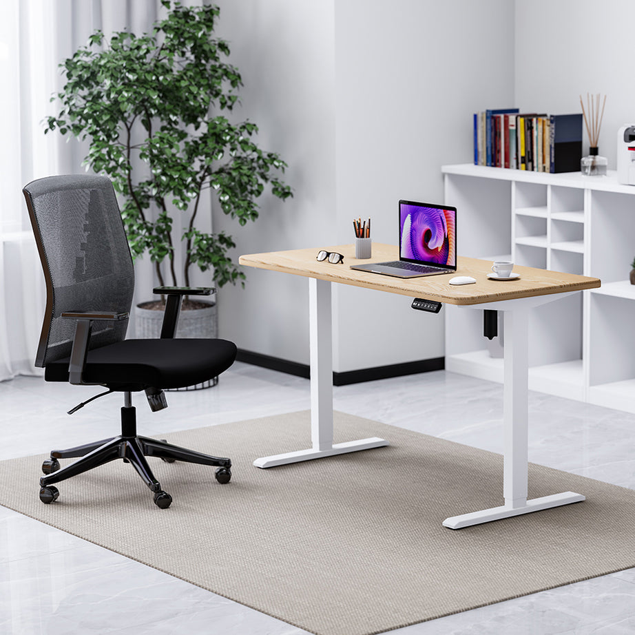 Single Motor Home Office Electric Height Adjustable Standing Desk Lifting Table
