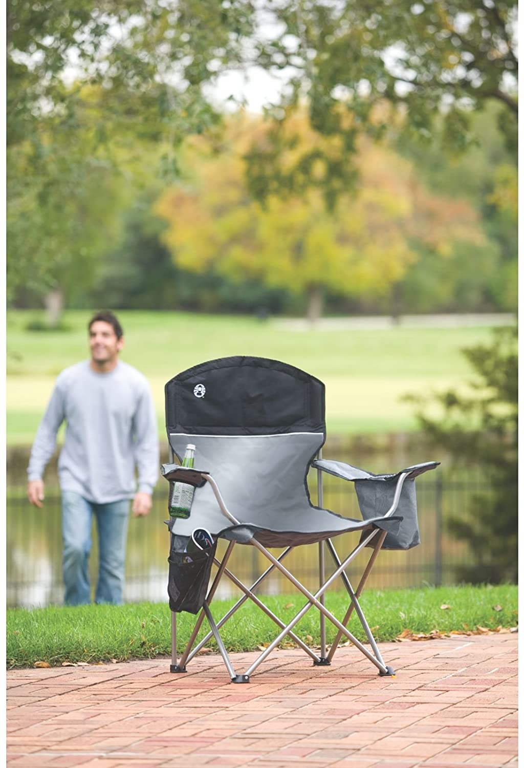 High Quality Lightweight Outdoor Folding Camping Chair with Cup Holder