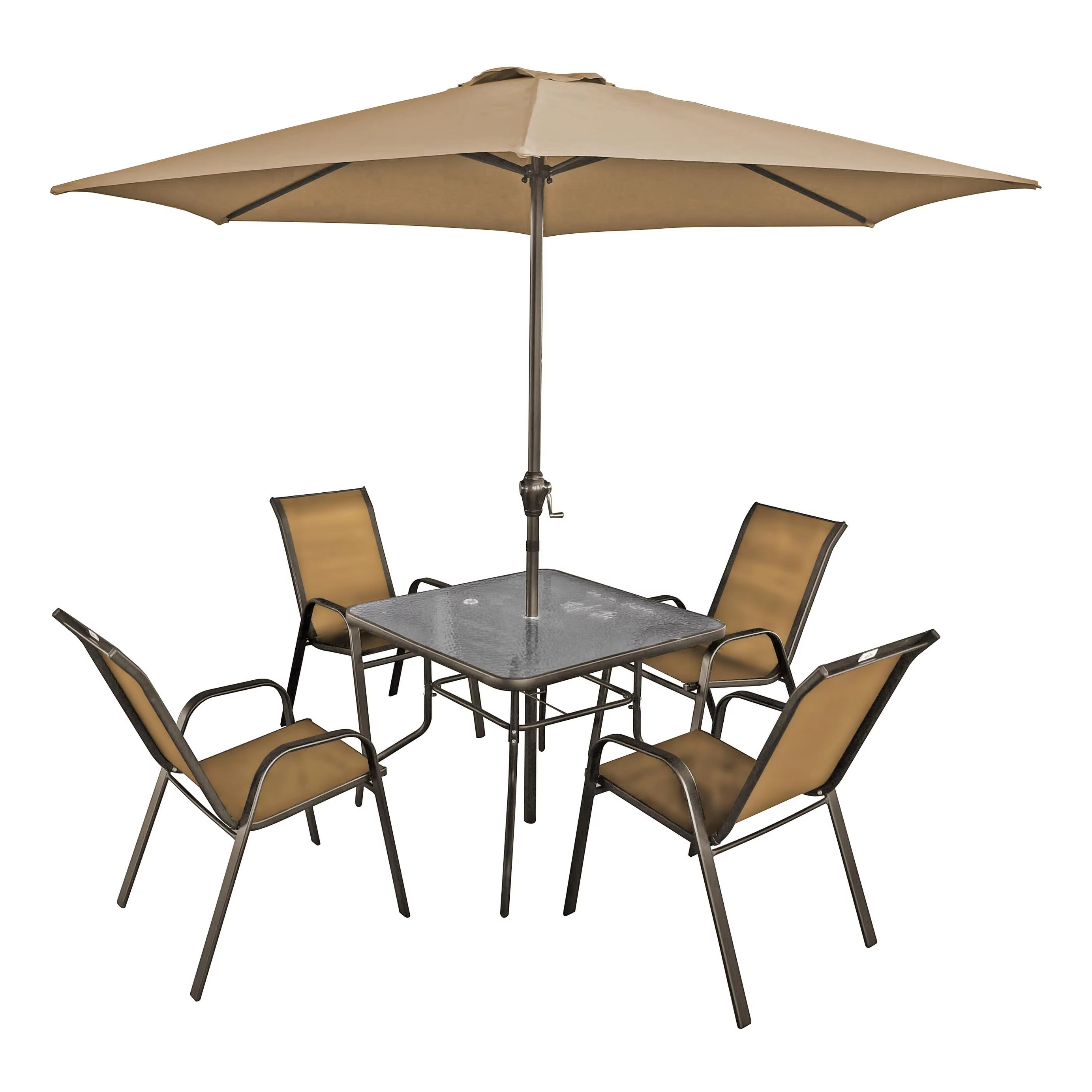 Wholesale Outdoor Metal Steel Garden Patio Furniture With Uv Protection Sun Parasol Umbrella