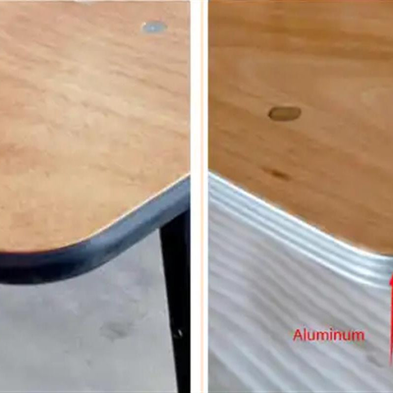 Outdoor Wedding Banquet Folding Dining Table Foldable Round Wooden Table For Wholesale