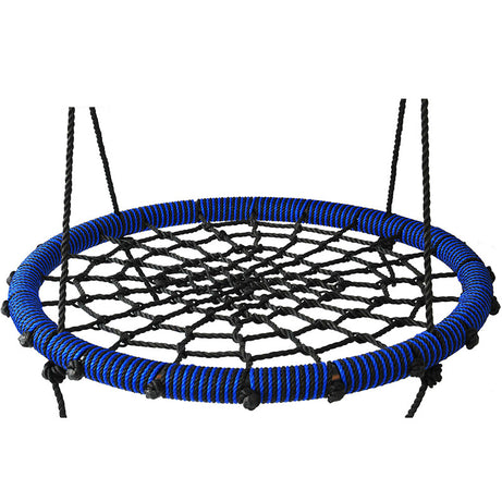 Kids Play Outdoor Spider Web Tree Swing Fun Flying Hanging Wooden Tree Swings