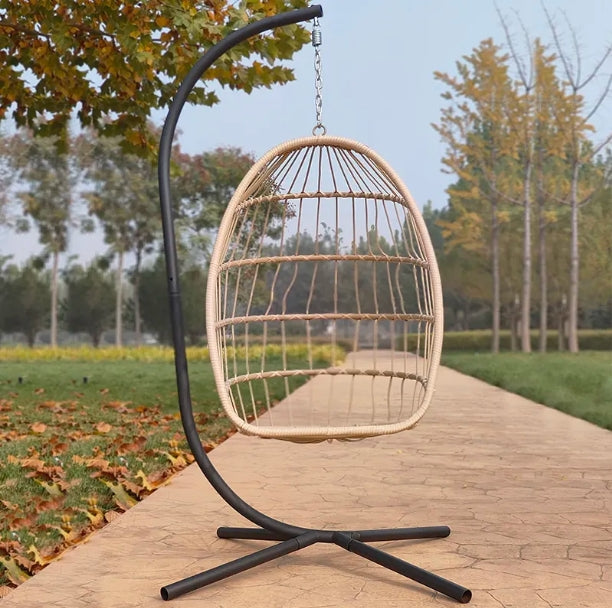 Garden Popular Outdoor Hanging Egg Chair Patio Swings Hanging Chair for Wholesale