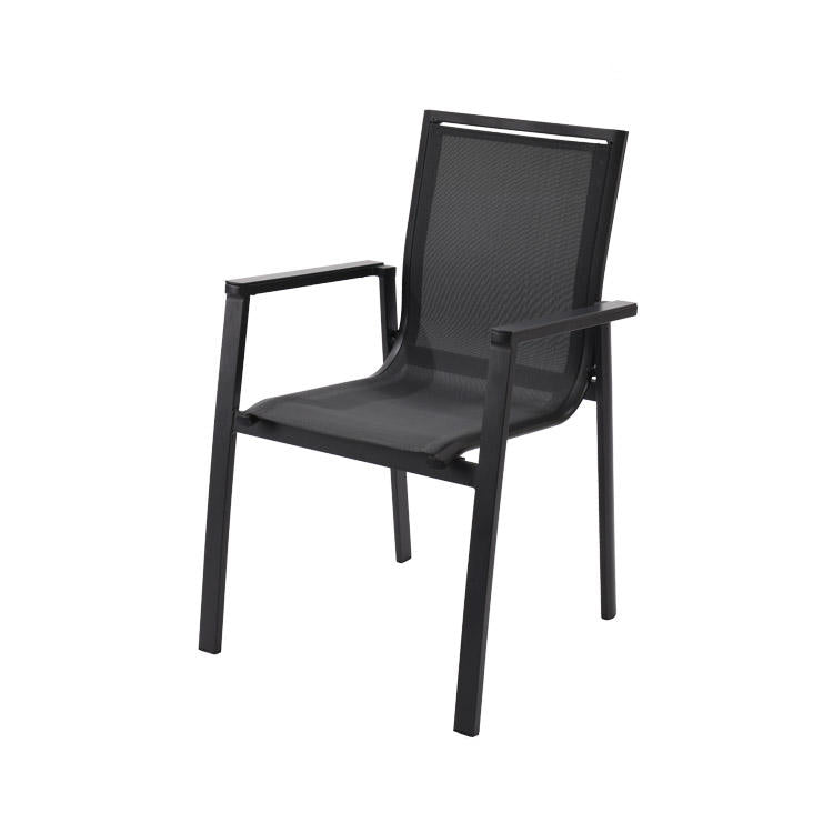 Manufactory Wholesale Custom Garden Aluminium Table Chairs Glass Top Round Dining Table