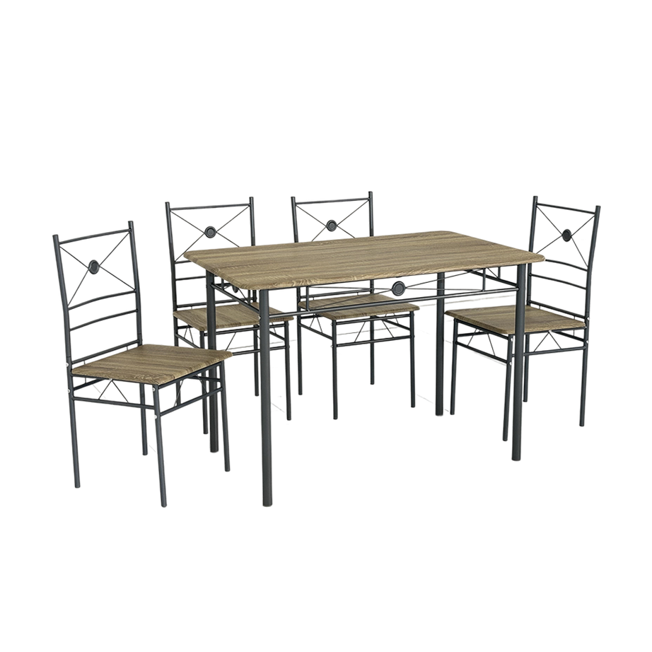 Modern Table Set Dining Room Furniture With 4 Chairs And Dinner