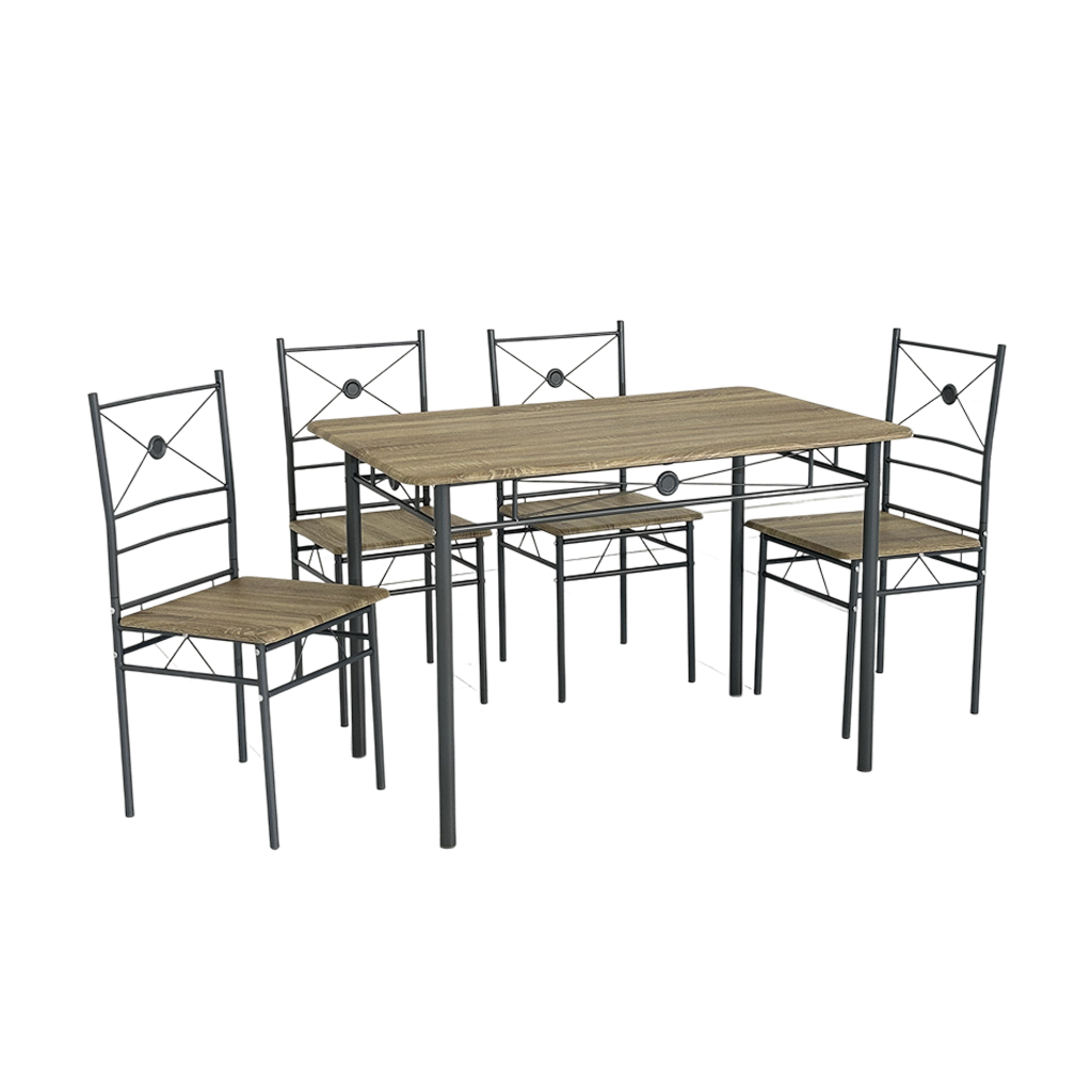 Modern Table Set Dining Room Furniture With 4 Chairs And Dinner