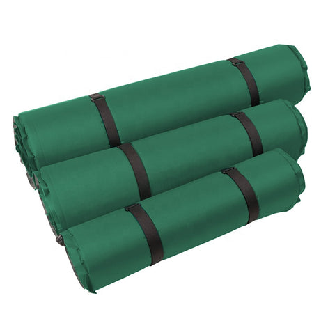 Outdoor Polyester Fibermaterial Camping Mat Self Inflatable Insulated Sleep Camping Mat