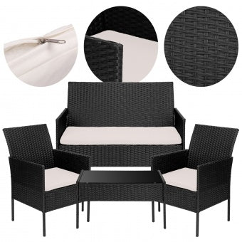 Patio Rattan Wicker Sofa Set Garden Sets Table And Chairs Set Outdoor Rattan Furniture