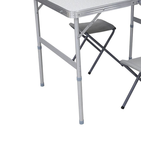 Outdoor Portable Foldable Picnic Aluminium Table And Chairs Folding Camping Table