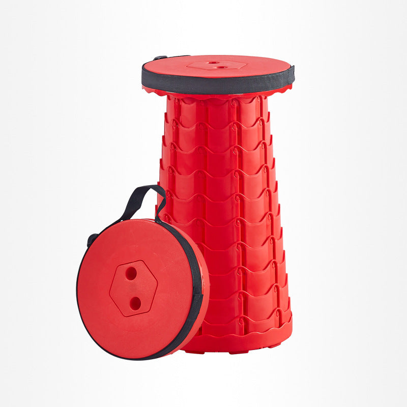 Portable Plastic Telescopic Adults Camping Fishing Garden Collapsible Waiting Foldable Retractable Stool Chair