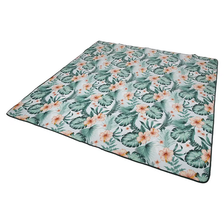 Outdoor Portable Sand-proof Waterproof Camping Beach Blanket Beach Accessories Foldable Printed Picnic Beach Mat