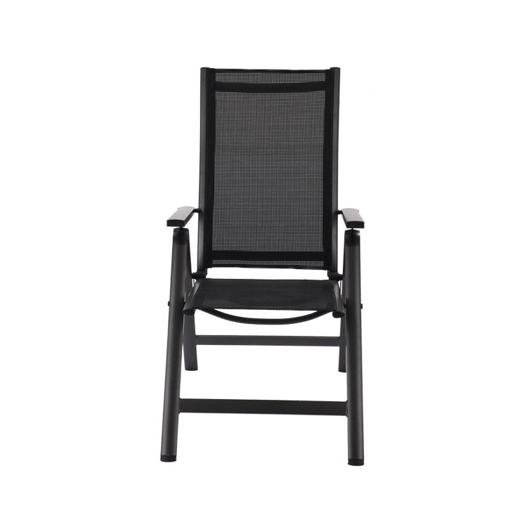 Outdoor Folding Lounge Chair Stackable Aluminum Garden Chair For Wholesale