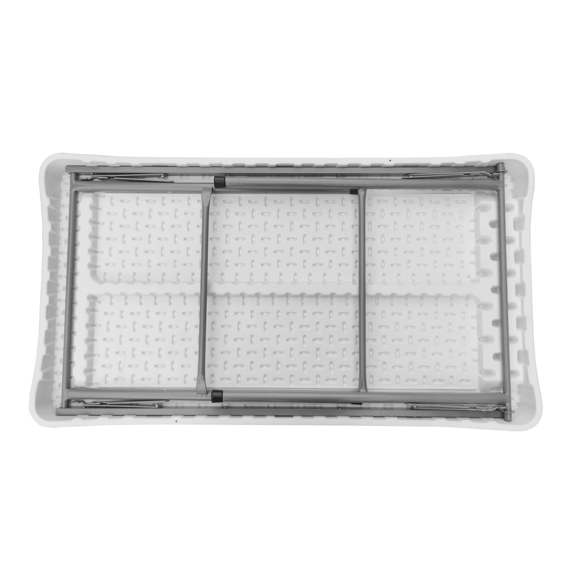 Outdoor Foldable Camping Picnic White Table And Bench Set Plastic Folding Beer Table Set