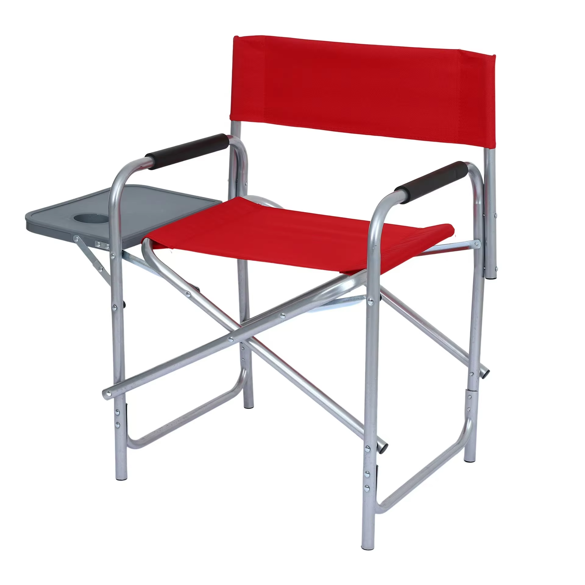 Lightweight Professional Folding Aluminum Director Chair Durable Outdoor Portable Director Chairs With Side Table And Bags