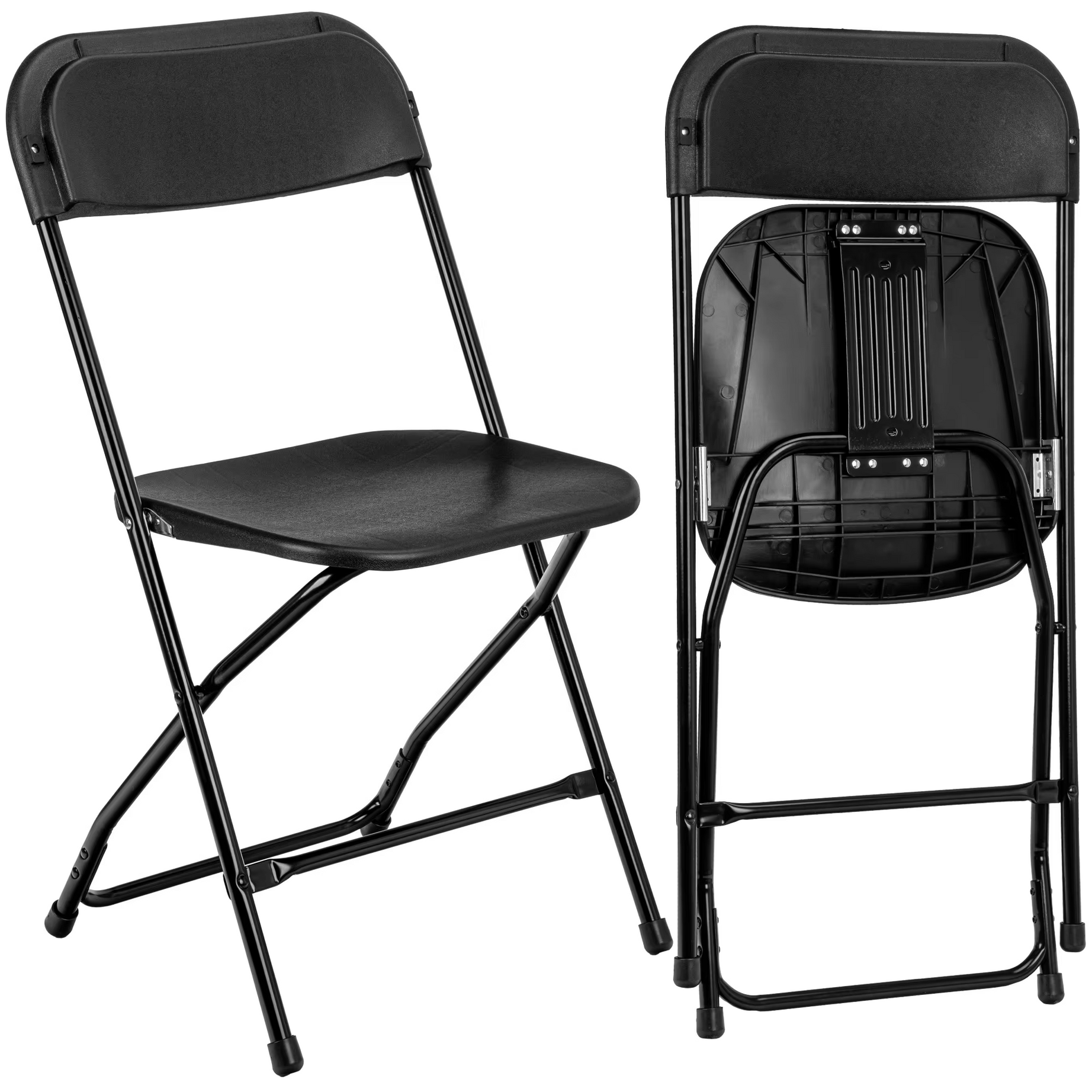 Wholesale Garden Rental Party Outdoor Black Plastic Folding Chairs For Events