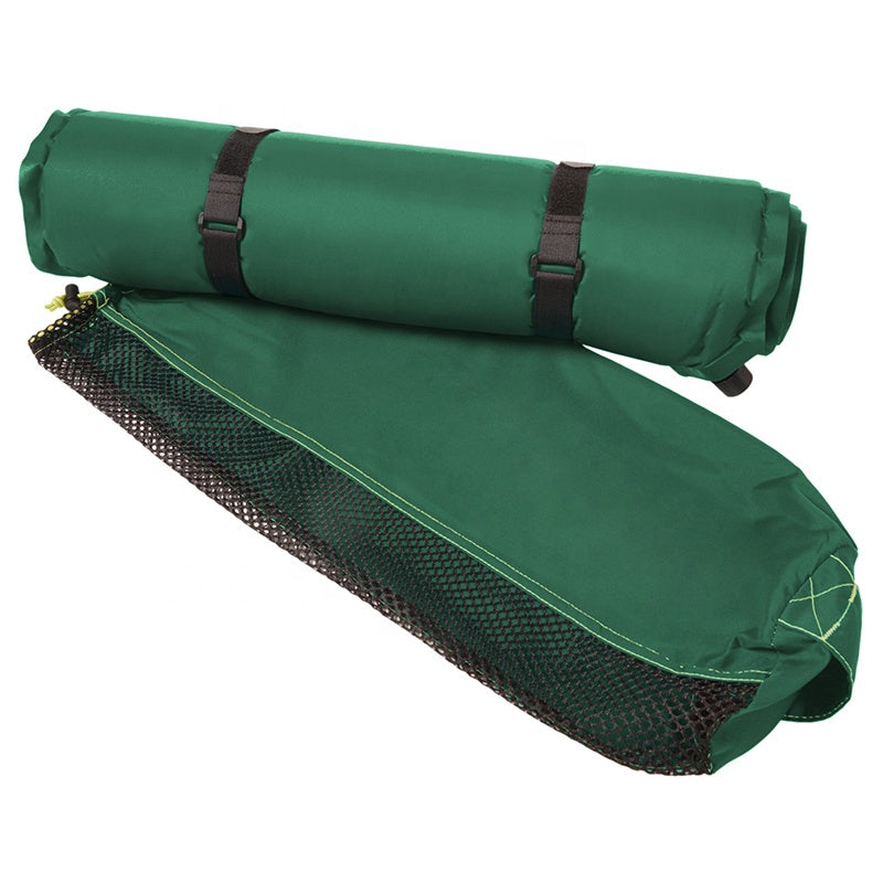 Outdoor Polyester Fibermaterial Camping Mat Self Inflatable Insulated Sleep Camping Mat
