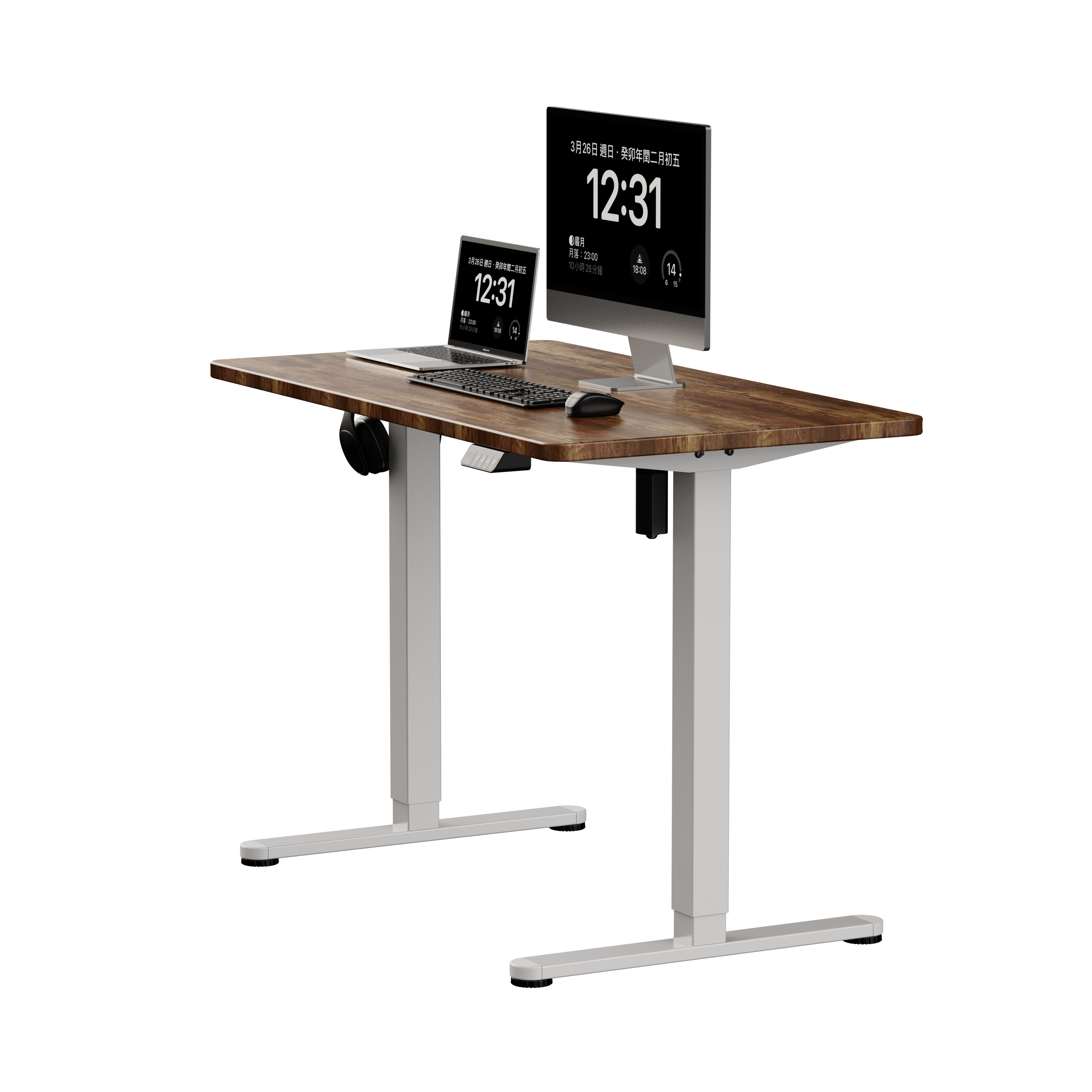 Modern Home Office Lifting Desk Electric Height Adjustable Standing Desk
