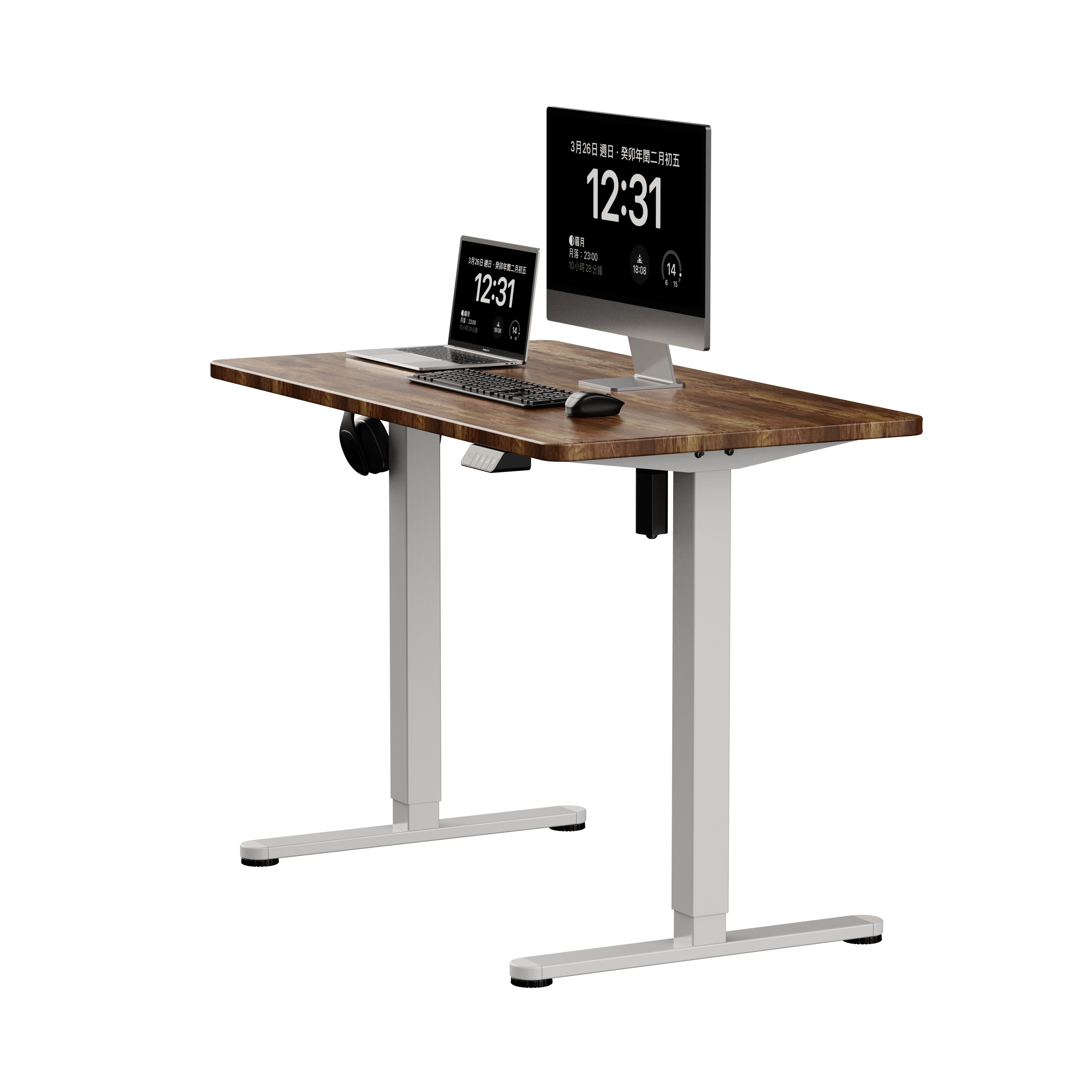 Modern Home Office Lifting Desk Electric Height Adjustable Standing Desk