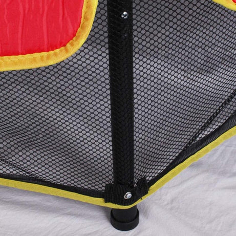 Customizable Outdoor Mini Gymnastics Trampoline With Safety Enclosure