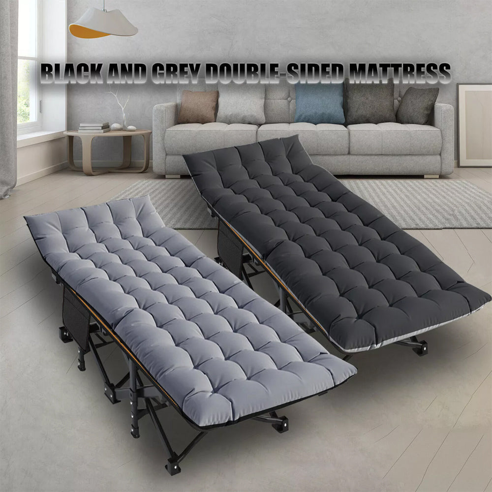 Outdoor Portable Oxford Multifunctional Office Camping Cot Folding Bed