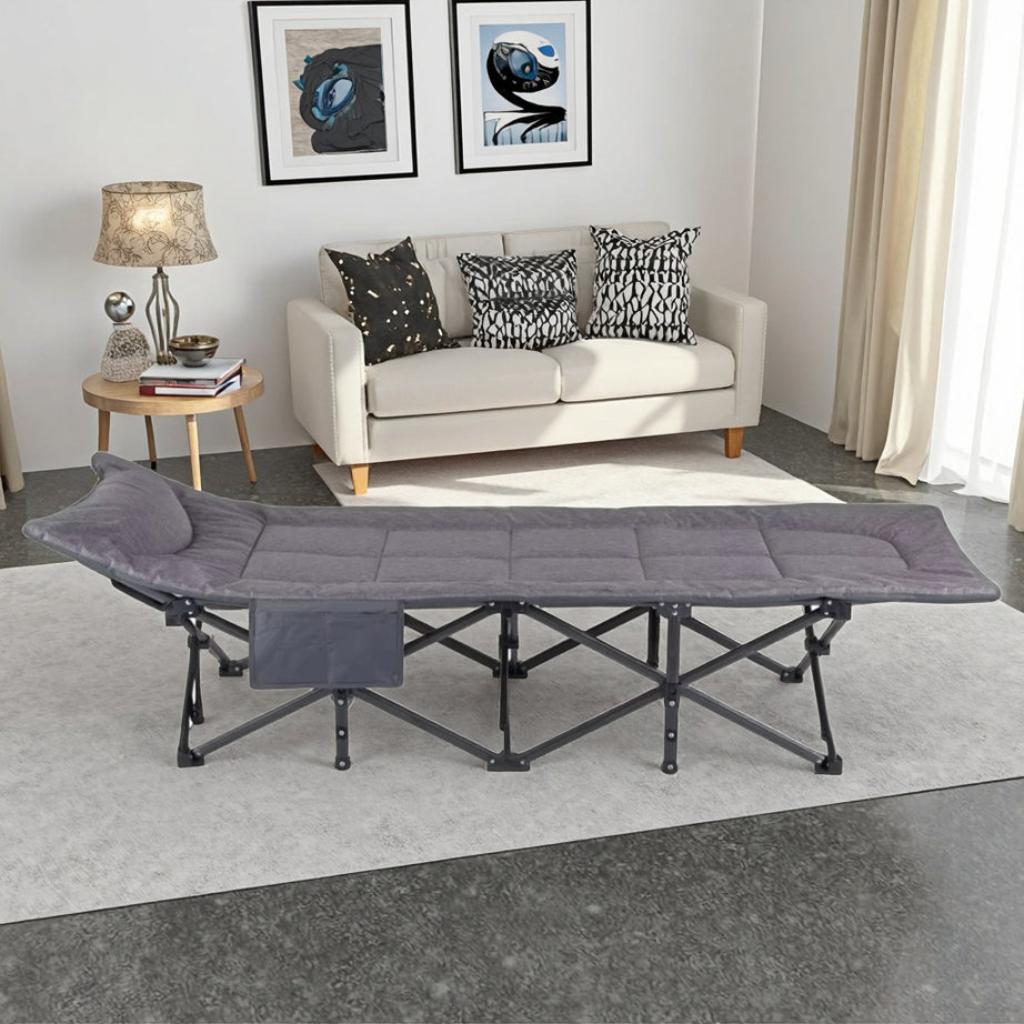 Portable Folding Sleeping Cot Single Office Camping Bed Foldable Camping Cot