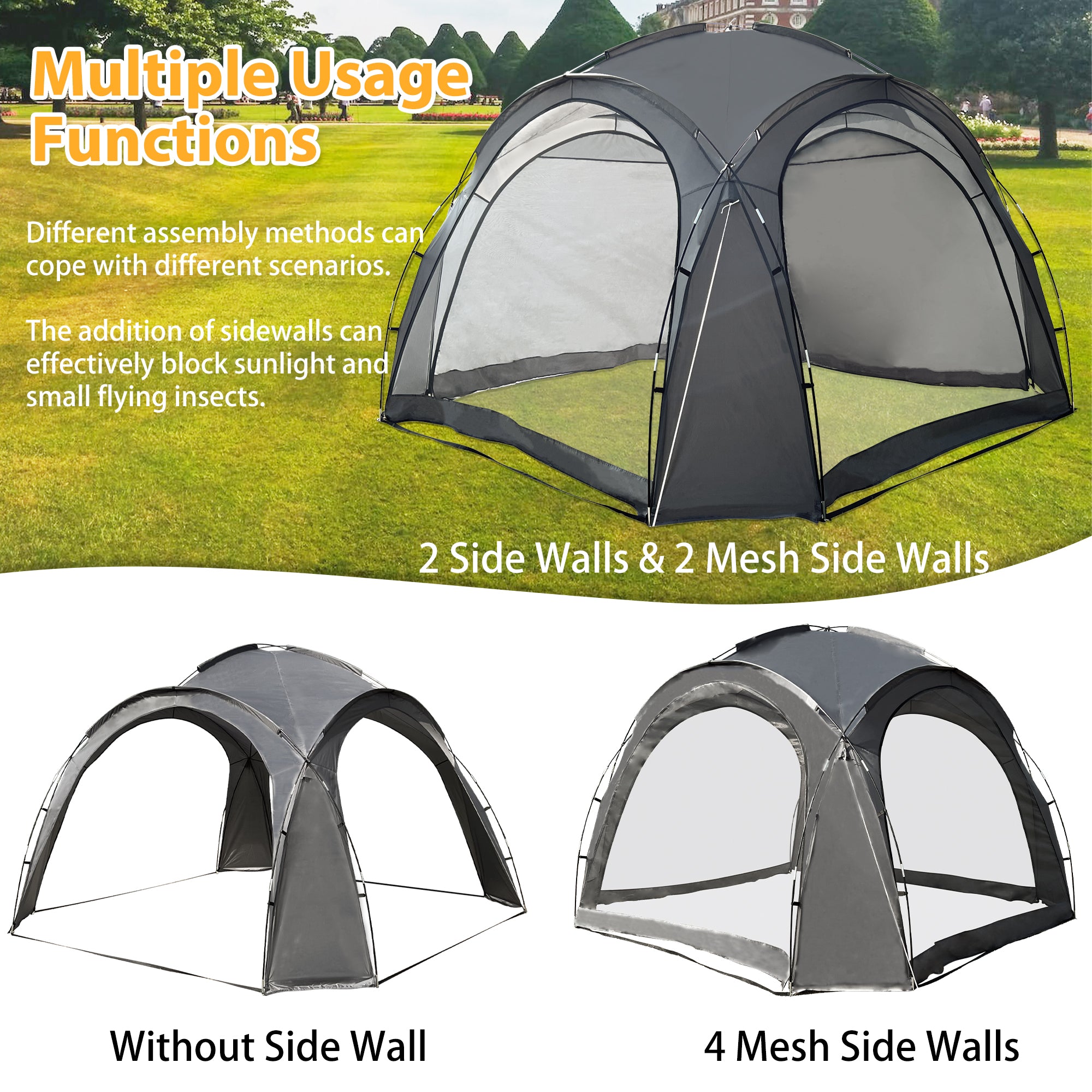 Customizable Waterproof Outdoor Event Air Camping Tent Instant 4 Season Oxford Fabric Canopy Dome Camping Tent