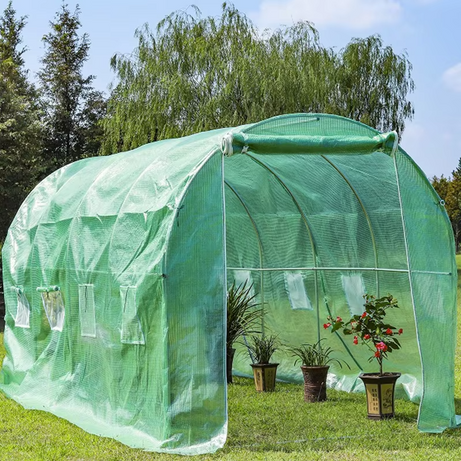 4*3M 6*3M 8*3M Green House Galvanized Tube Tunnel Garden Greenhouse Cover