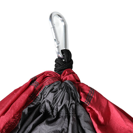 Premium Parachute Nylon Outdoor Indoor with Tree Straps Double Hammock Portable Camping Hammock