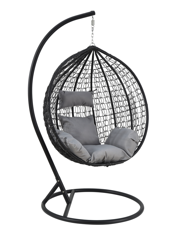 Popular Outdoor Garden Hanging Egg Chair Swing Chair Hanging Basket Chair For Wholesale