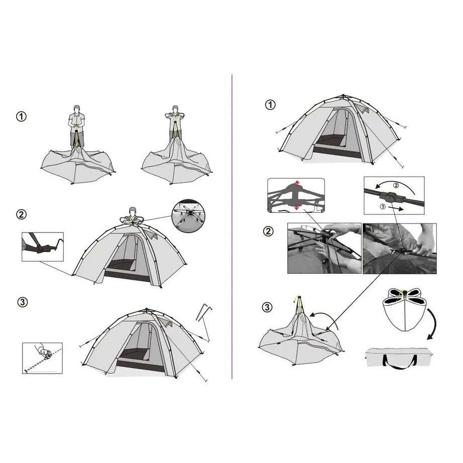 Outdoor Tents Waterproof Camping