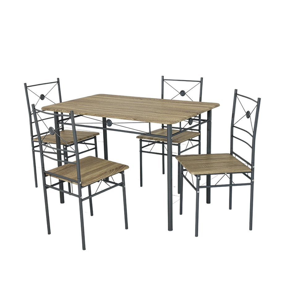 Modern Table Set Dining Room Furniture With 4 Chairs And Dinner