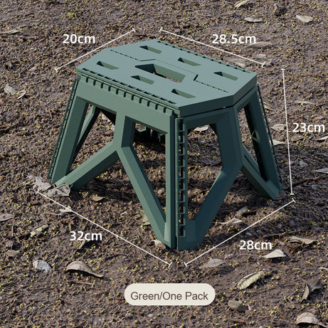 Outdoor Lightweight Portable Camping Plastic Folding Stool Folding Chair