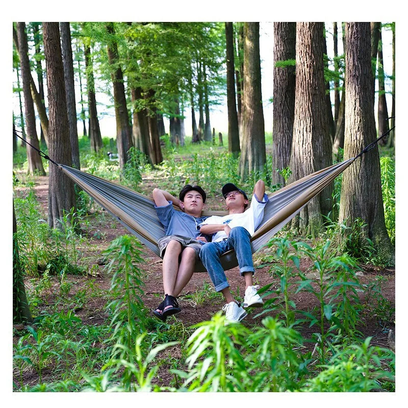 Portable Anti-Rollover Hammock Swing Outdoor Camping Inflatable Hammock