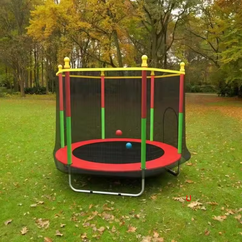 Outdoor Indoor Professional Safe Net Fitness Round Jumping Kids Trampoline