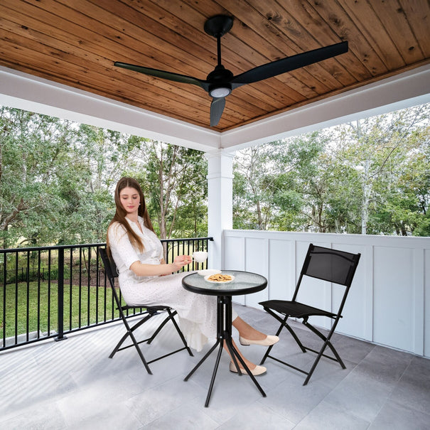 Metal Furniture Metal Frame Bistro Dining Folding Chair Patio Garden Furniture Set